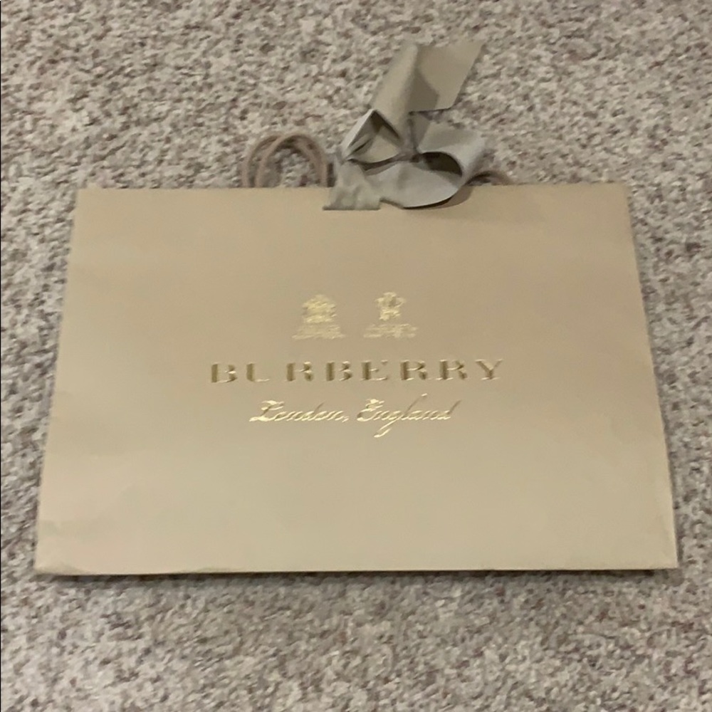 Embossed Burberry Bag